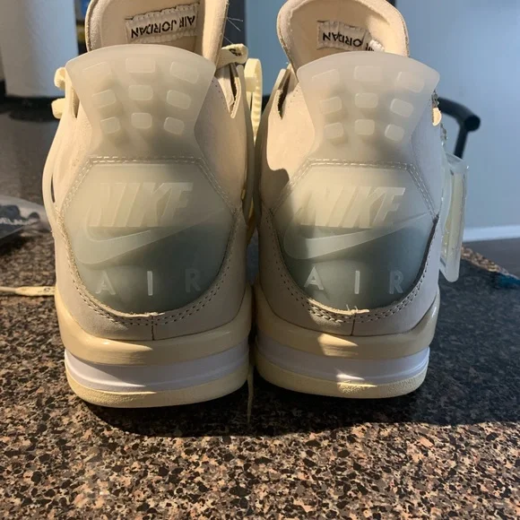 Off white Jordan 4’s - Picture 3 of 4